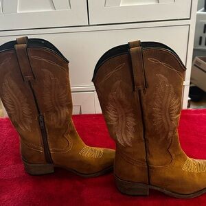 Circle G Brown Western Cowboy Boots